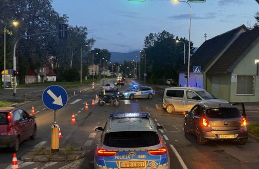 48–latka zajechała drogę motocykliście na Wolności