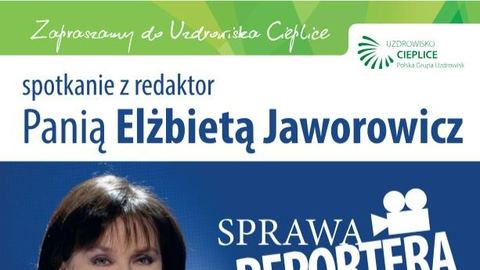 Spotkanie z Elżbietą Jaworowicz w Uzdrowisku Cieplice