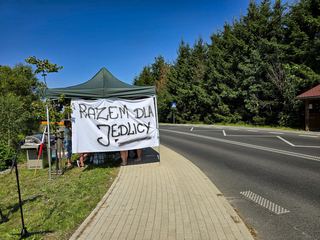 Protestowali bo ich zalewa