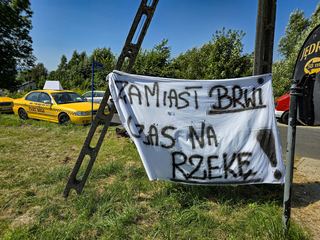 Protestowali bo ich zalewa