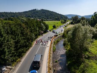 Protestowali bo ich zalewa