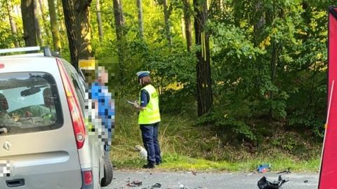 Śmierć 21–latka na motorze