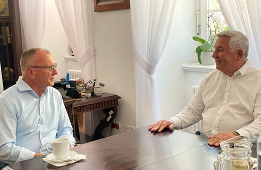 Prezydent spotkał się z prezesem Jelfy