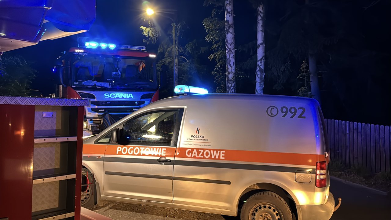 Ewakuacja gości z hotelu w Karpaczu