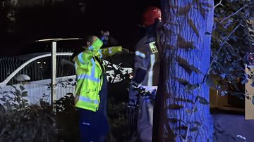 Ewakuacja gości z hotelu w Karpaczu
