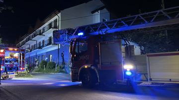 Ewakuacja gości z hotelu w Karpaczu