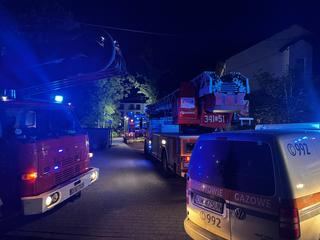 Ewakuacja gości z hotelu w Karpaczu