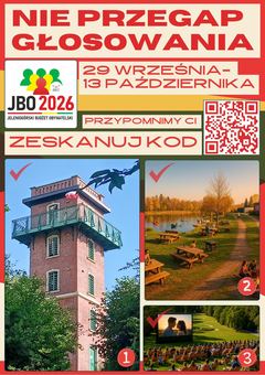 Nie zapomnij zagłosować w JBO2026