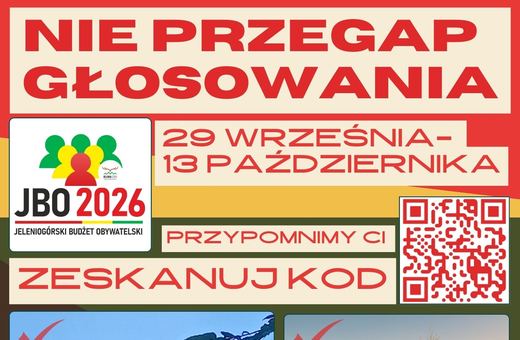 Nie zapomnij zagłosować w JBO2026