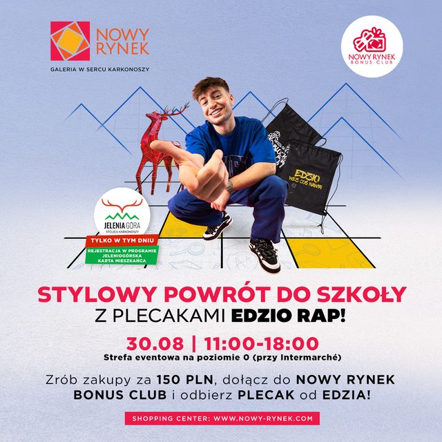 Szkolne plecaki od Edzia w Nowym Rynku