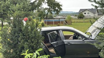 BMW w płocie i na podwórku