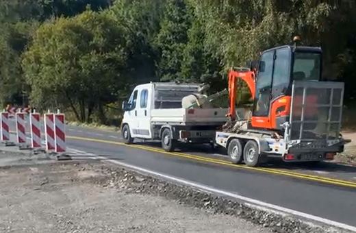 Zaczął się remont drogi wylotowej z Jeleniej Góry