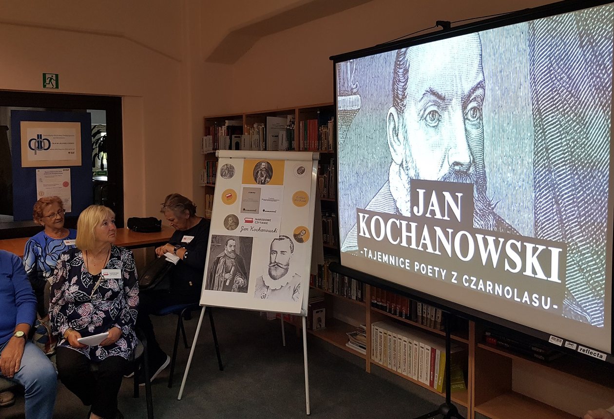 Kochanowski łączy pokolenia, czyli Narodowe Czytanie w Bibliotece Pedagogicznej