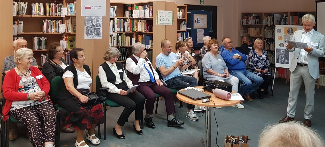 Kochanowski łączy pokolenia, czyli Narodowe Czytanie w Bibliotece Pedagogicznej