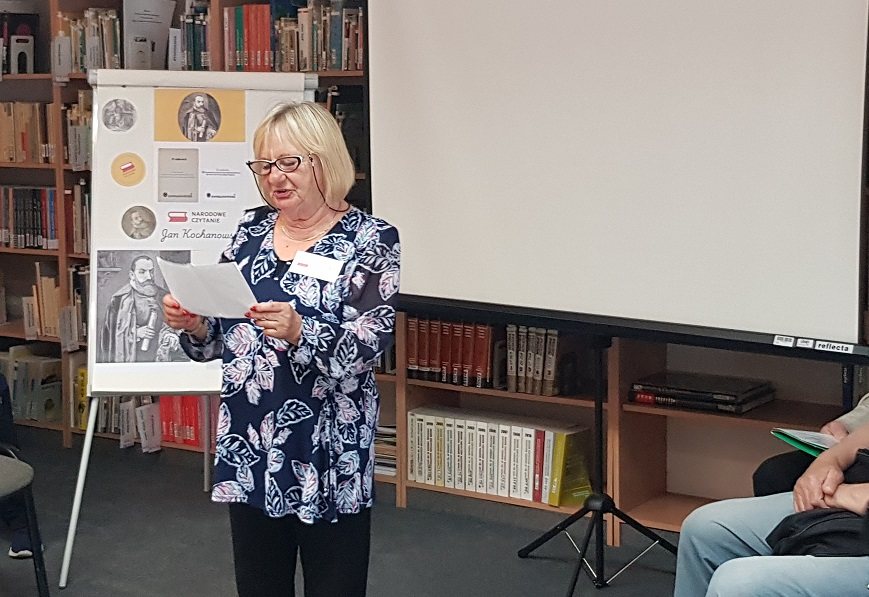 Kochanowski łączy pokolenia, czyli Narodowe Czytanie w Bibliotece Pedagogicznej