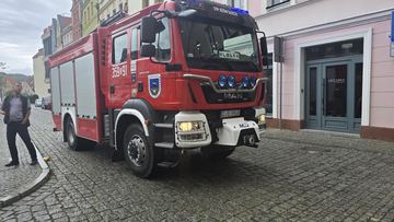 Ewakuacja w centrum Jeleniej Góry