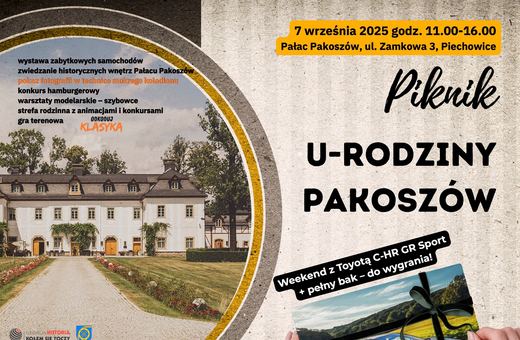 Piknik samochodowy w Pałacu Pakoszów