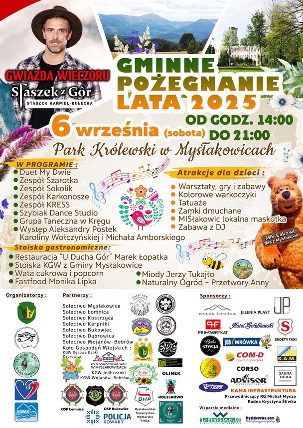Mysłakowice pożegnały lato w rytmie muzyki i zabawy