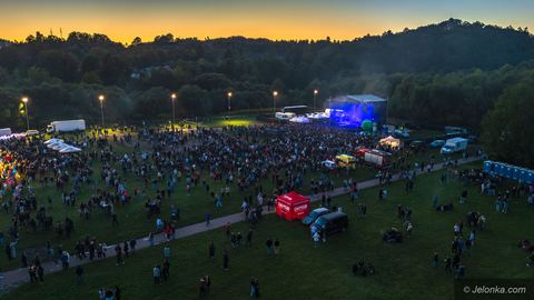 Koncert Lady Pank widziany z drona