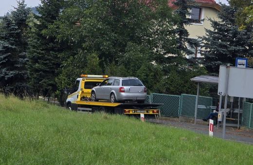 Kolizja przy Ośrodku Zdrowia