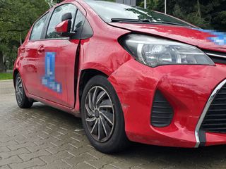 Kolizja podczas nauki jazdy