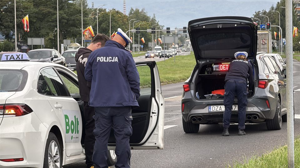Potrącenie pieszej na przejściu przy Shellu