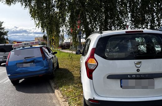 Kolizja przy Galerii Sudeckiej