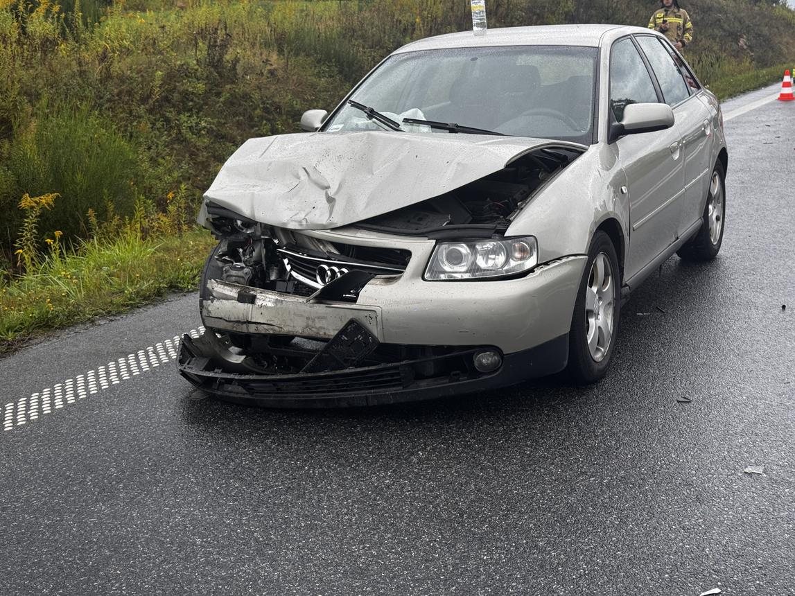 Kolizja na obwodnicy Maciejowej