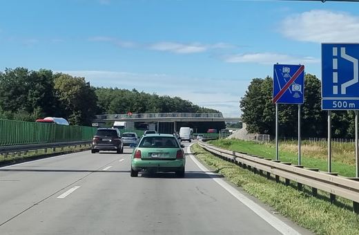 Nowy odcinkowy pomiar prędkości na A4