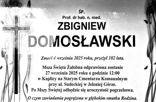 Pogrzeb profesora Domosławskiego