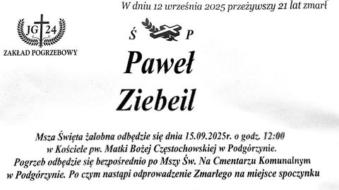 Zmarł Paweł Ziebiel