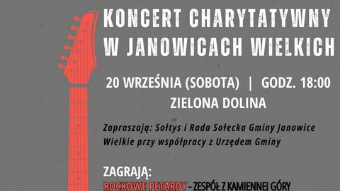 Koncert charytatywny w Janowicach Wielkich