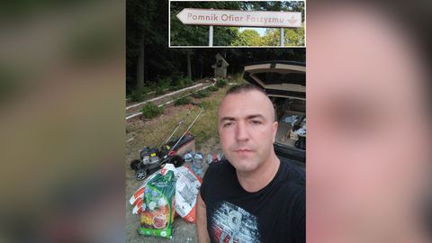 Sam uczcił pamięć ofiar pracy przymusowej w dawnej Celwiskozie