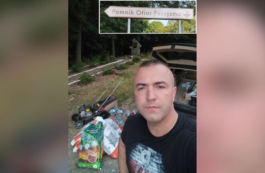 Sam uczcił pamięć ofiar pracy przymusowej w dawnej Celwiskozie
