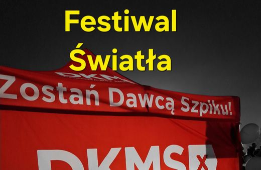 Rejestracja dawców szpiku podczas Festiwalu Światła