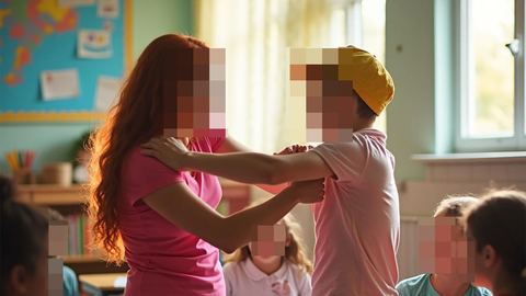 Niebezpieczny incydent w jeleniogórskiej podstawówce. Nauczycielka ze złamaną nogą wylądowała w szpitalu!