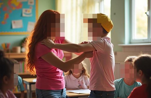 Niebezpieczny incydent w jeleniogórskiej podstawówce. Nauczycielka ze złamaną nogą wylądowała w szpitalu!