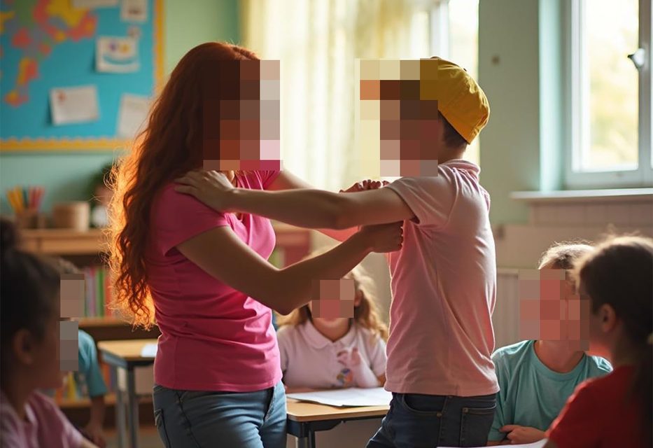 Niebezpieczny incydent w jeleniogórskiej podstawówce. Nauczycielka ze złamaną nogą wylądowała w szpitalu!