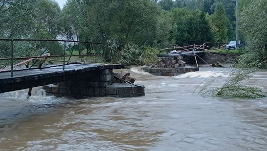 Zerwany most niebawem zostanie odbudowany