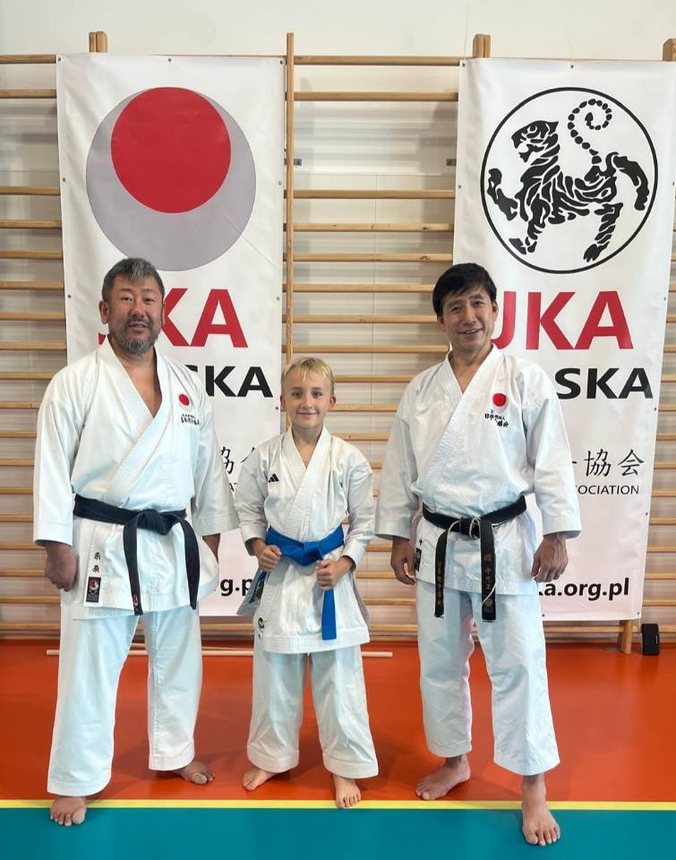 Szkolili się pod okiem legend karate z Japonii