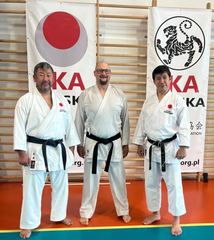 Szkolili się pod okiem legend karate z Japonii