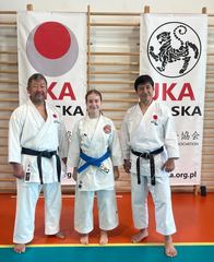 Szkolili się pod okiem legend karate z Japonii