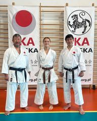 Szkolili się pod okiem legend karate z Japonii