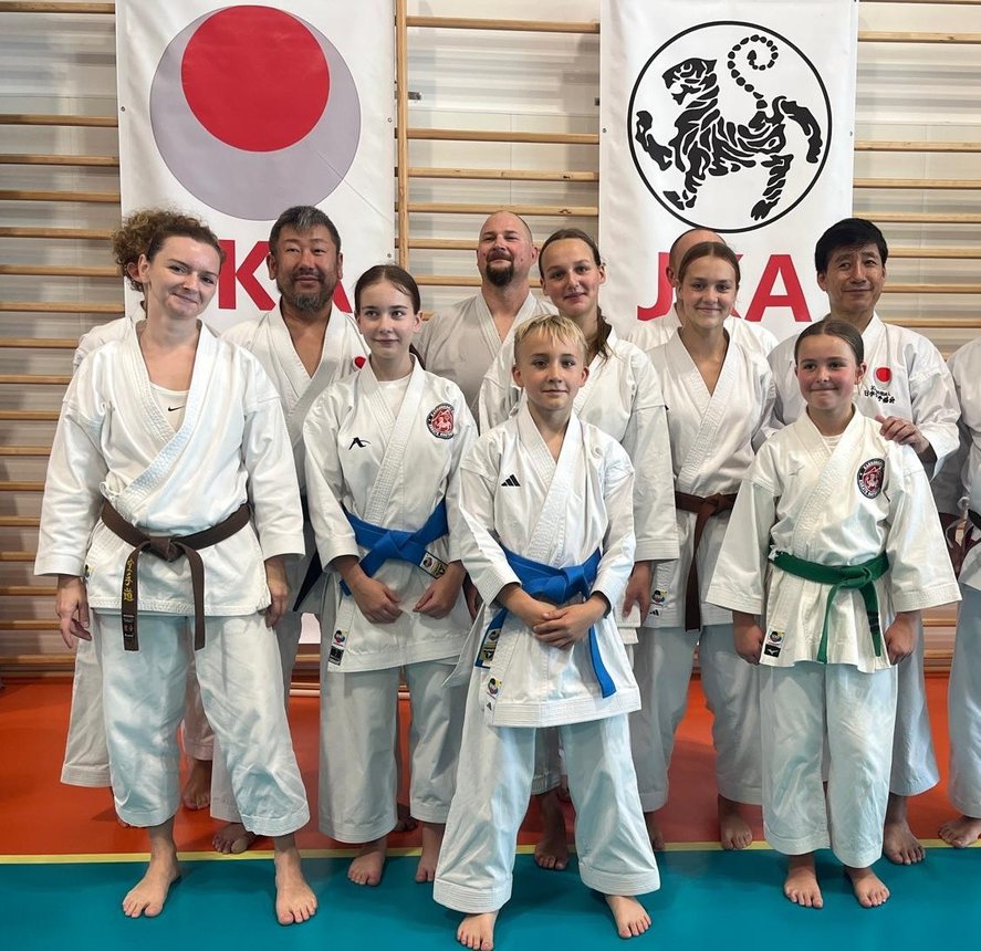 Szkolili się pod okiem legend karate z Japonii