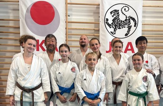Szkolili się pod okiem legend karate z Japonii