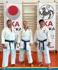 Szkolili się pod okiem legend karate z Japonii