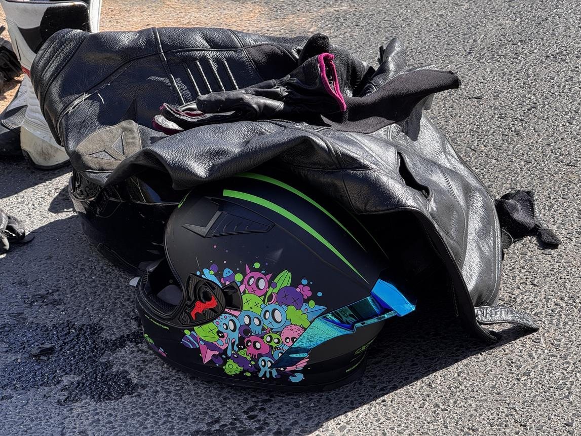 Zderzenie motocykla z samochodem