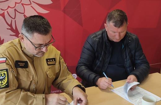 Będzie cieplej strażakom