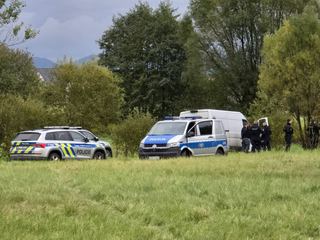 Pościg z Czech do Polski z metą na łące w Wojcieszycach