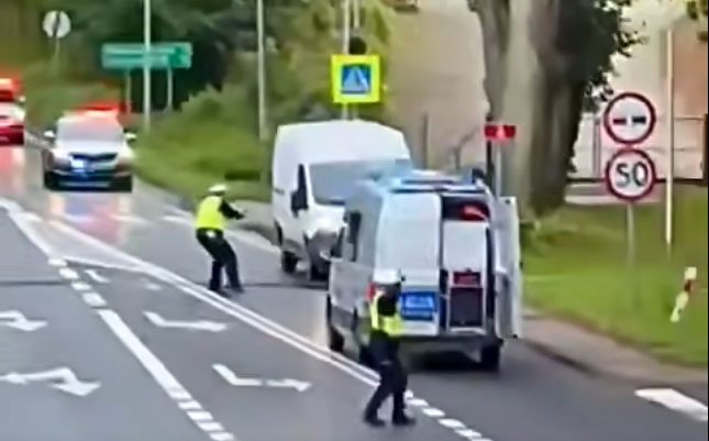 Policyjna blokada w Piechowicach – padły strzały